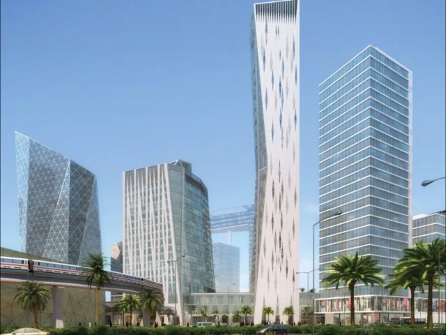 Parcel 4.09 King Abdullah Financial District (KAFD), Riyadh, KSA (2013-2016). Client: KSA Government (Riyadh). Architects RTKL Main Contrator: SBG Materials: Blue Bateig, Thala Beige, Cedar Stone (8,500m2)