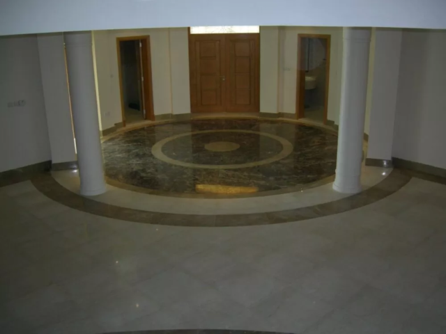 Private Royal Palace, Umm Suqeim, Dubai (2010). Materials: Light Emprador, Dark Emprador, Botticino